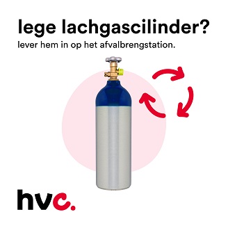 HVC lege lachgascilinder?