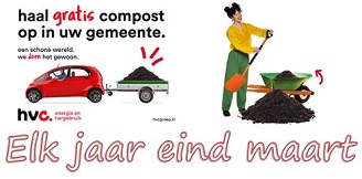 Elk jaar eind maart - compost ophalen in uw gemeente